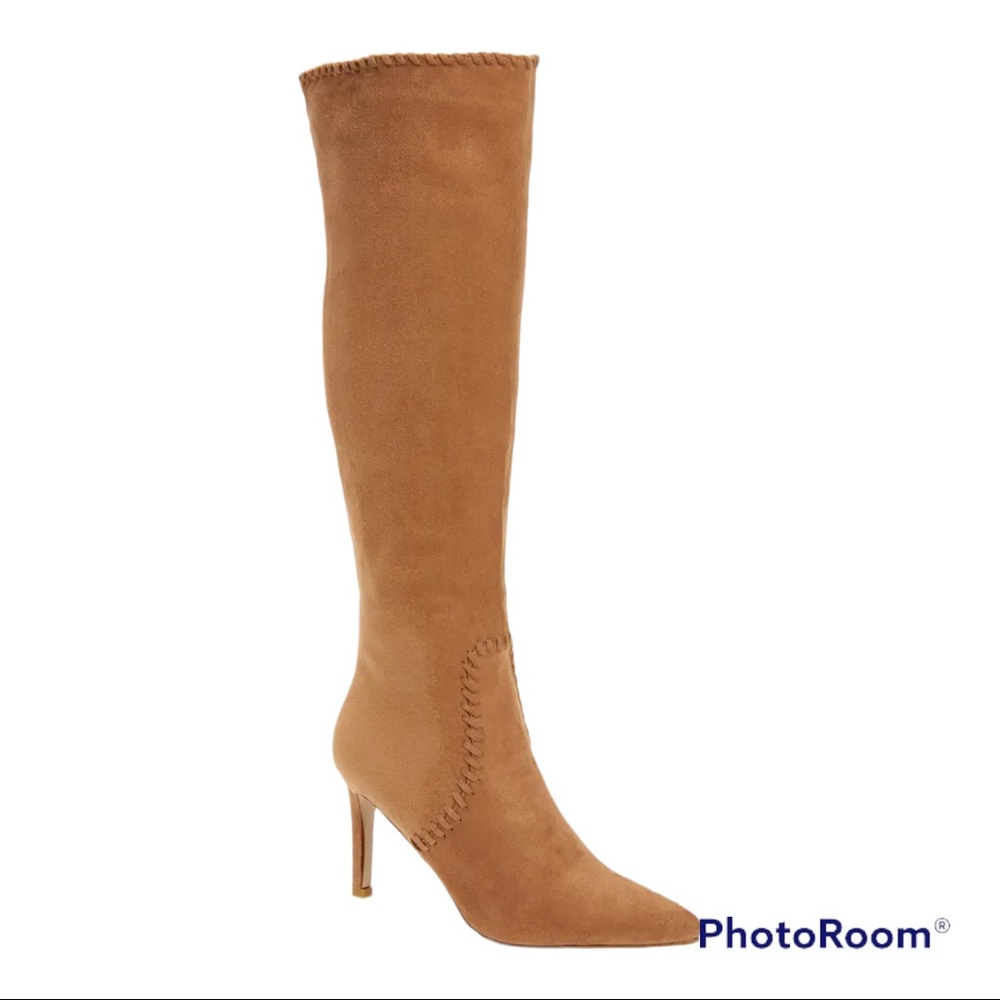 Billini Brielle Pointed Toe Knee High Pecan Boot
